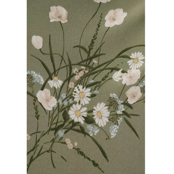 Reformation Green Floral Midi Dress - Picture 13 of 14